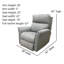 Fauteuil inclinable et berçant Stardust