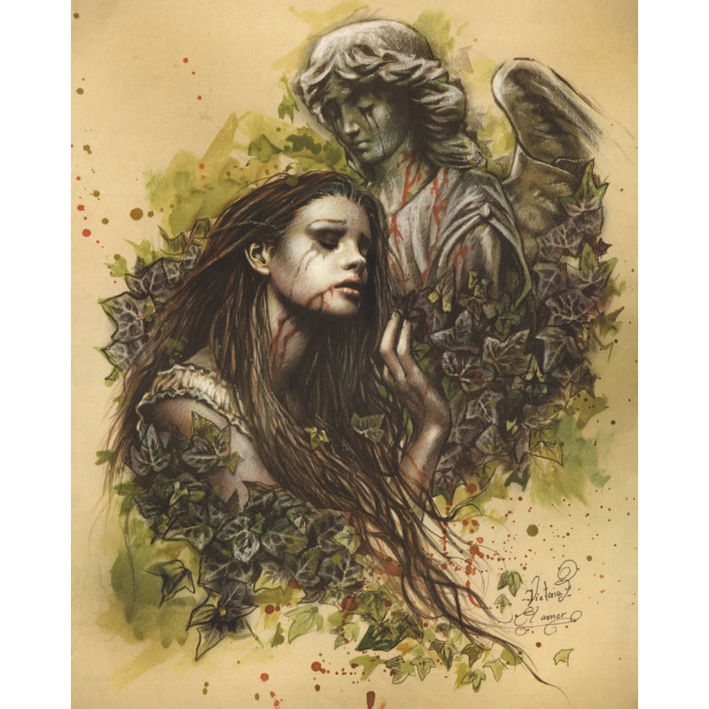 El Amor, 18" H x 14" W