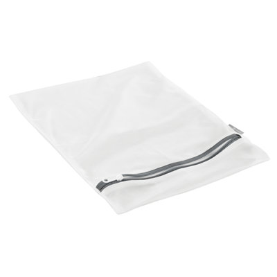 Medium Mesh Laundry Bag for Delicates - Garment Washing Bag with Zipper for Knits, Wools, Hosiery, and Sweaters