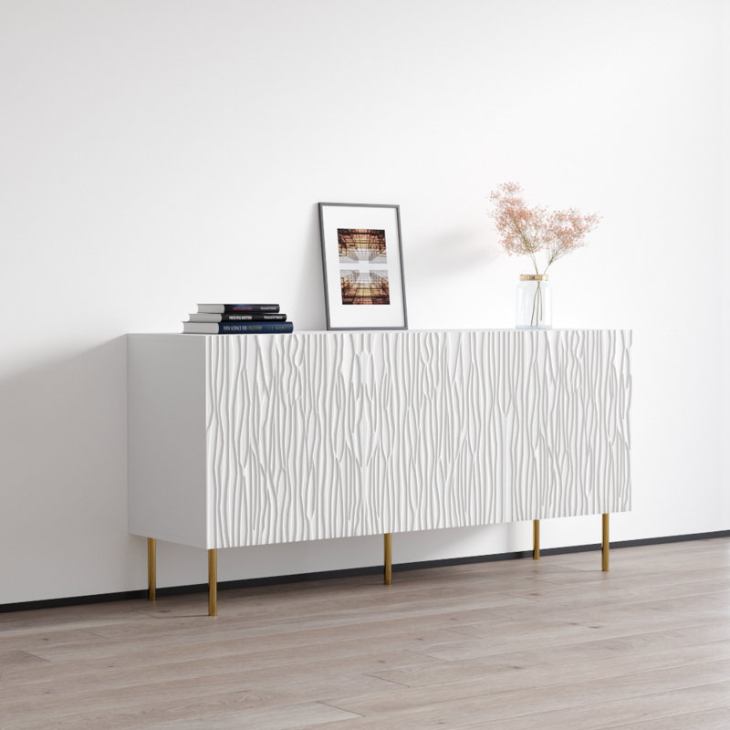 Buffet de 59,8 po Wareham, Blanc