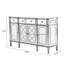 Buffet en bois massif noir-418704282