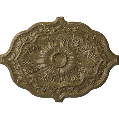 Médaillon de plafond 36 po x l 26 po x P 1 1/2 po