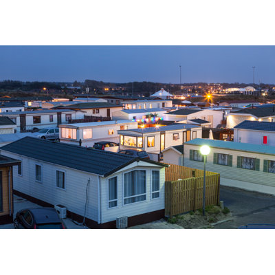 Mobile Home by Typhoonski - Wrapped Canvas Photograph