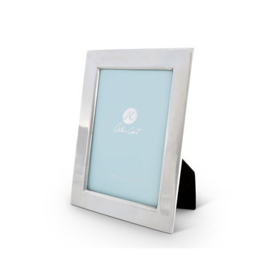 Engravable Silver Metal Matte Picture Frame