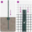 50 cm H x 1000 cm W Border Fencing