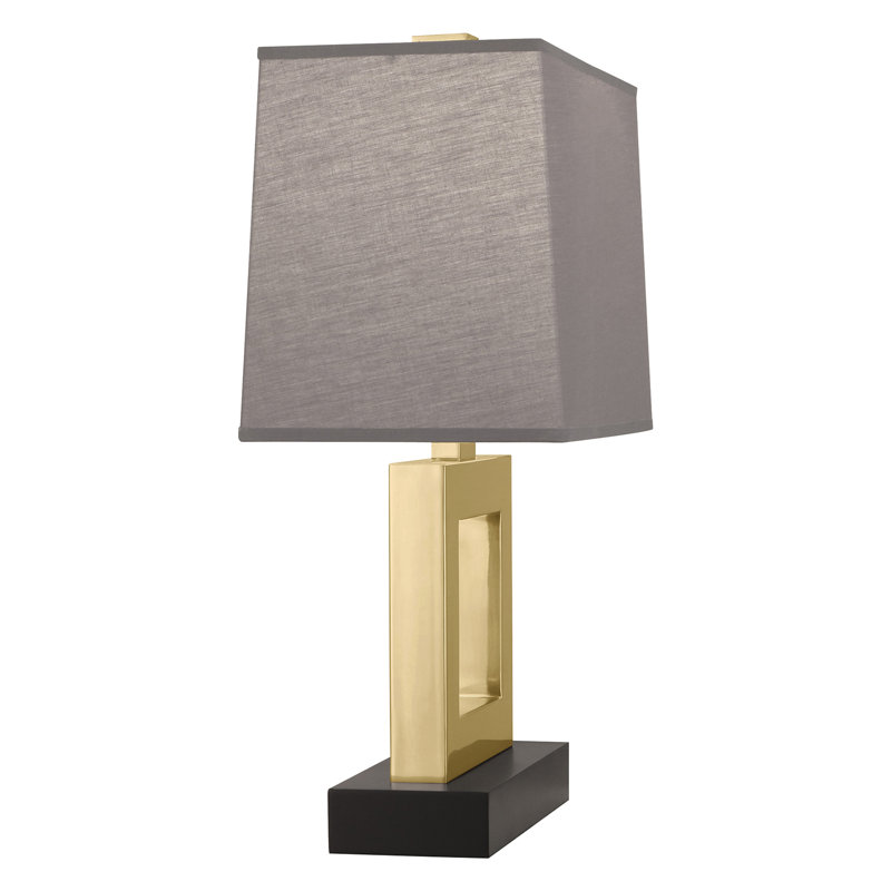 Lampe de table en métal Donut, Laiton, Laiton