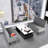 43”W Uphostered Bench, Loveseat Dining Banquette-1033658493