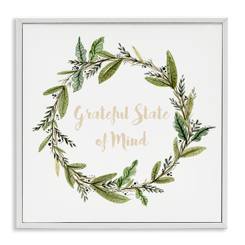 «Grateful State of Mind», estampe numérique encadrée par Leeza Hernandez, Estampe numérique encadrée blanc bord de mer