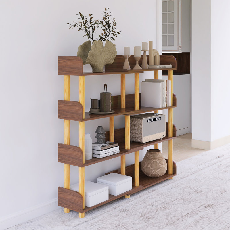 4 Tier Retractable & Rotatable Bookcases