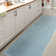 Wolcott Modern Minimalist Pinstripe High-Low Blue/White Rug