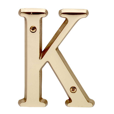 1.75'' H Metal House Letter