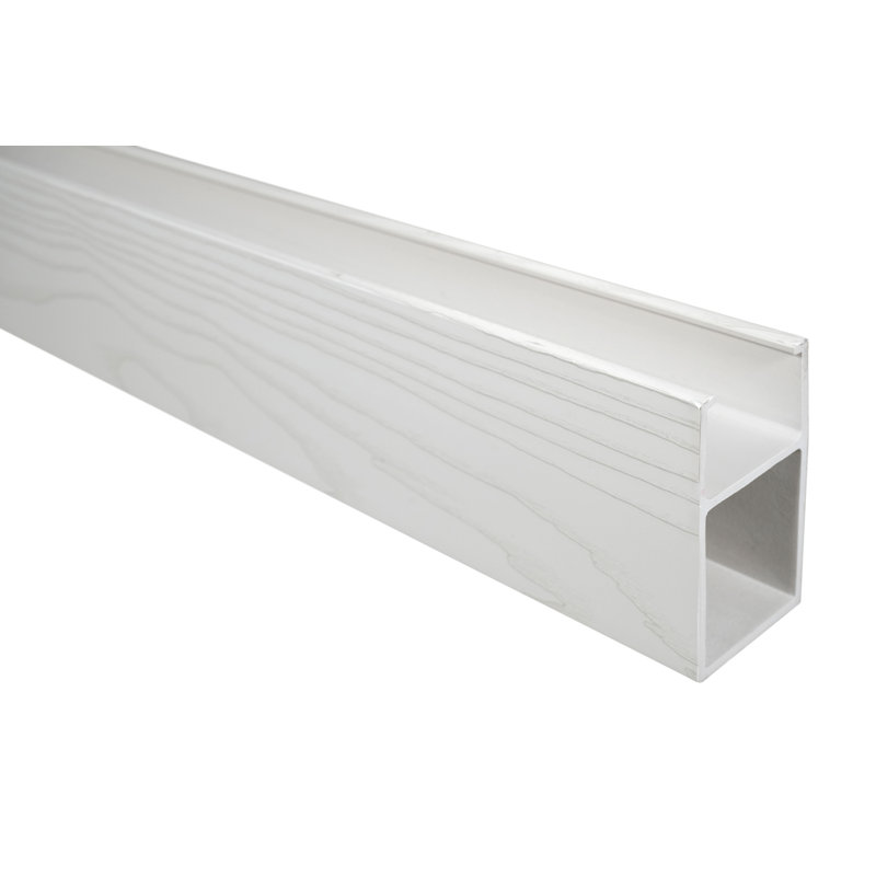 Ensemble de tubes de plafond à chicane avec tiges de suspension, quilles et quincaillerie l 78,7 po x P 2 po x H 3,54 po