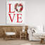 Rustique et romantique Love Wreath, conception de lettres et de lignes-534095678