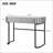 39" Mirrored Makeup Vanity Table with Stainless Steel Base, Mirrored Console Dressing Table with 2 Drawers,Versatile Desk for Bedroom and Office-116767153