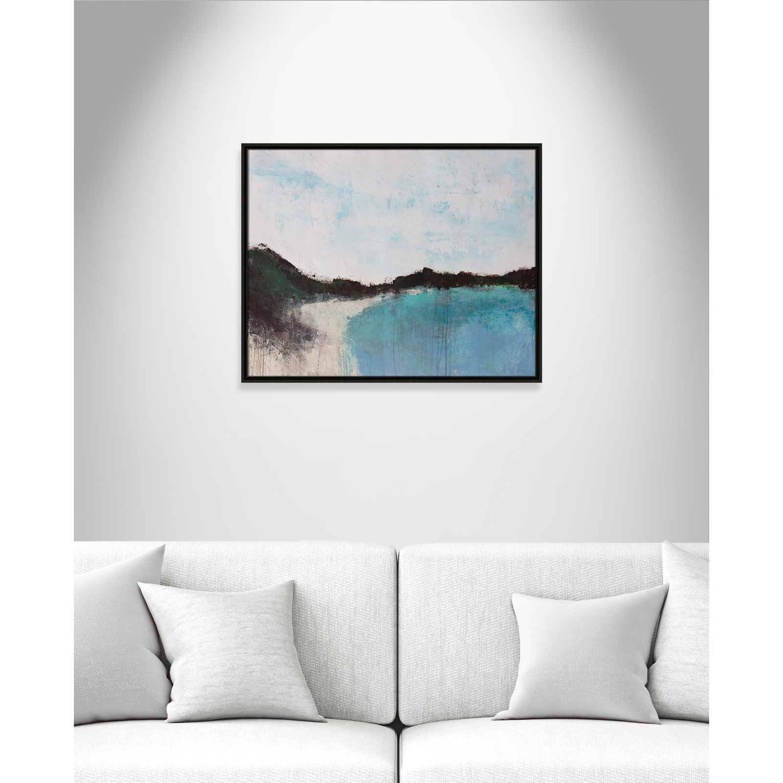 Mountainside Lakeview III Print, 23.5'' H x 29.5'' W x 2'' D, Espresso Framed
