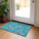 Machine Washable Indoor/Outdoor Chayden ACN1006 Teal Rug