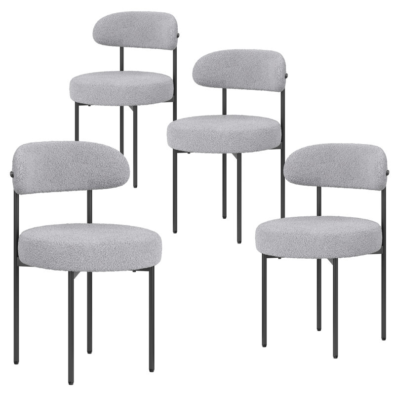 Chaise d'appoint en tissu Sherwood, Gris