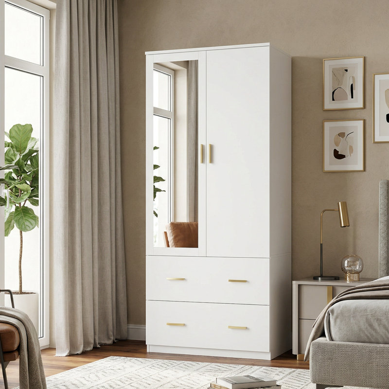 Armoire Arnettie, Blanc
