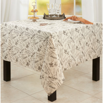 La Ville Lumière Square Tablecloth