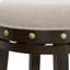 Tabouret pivotant rembourré en bois Arroliga-41672192-57431409