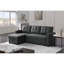 Upholstered Pull Out Sectional Sofa With Chaise-1742809744