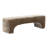Ovaish - Modern Olive Green Fabric Bench