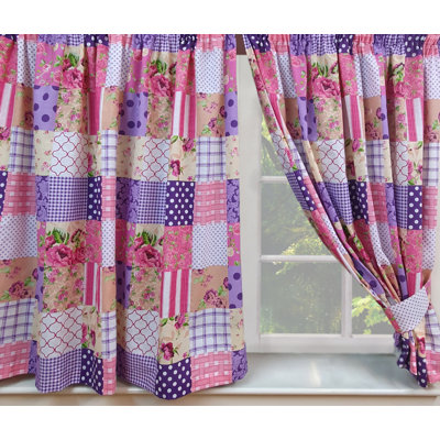 PATCHWORK Algimantas Pencil Pleat Curtains