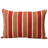 Kidney Pillow 17W X 12D X 3 Thick In Native Leaf Stripe