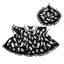 Décorations d'Halloween : Robe fantôme noire en dentelle, ensemble de costumes d'oies pour porche