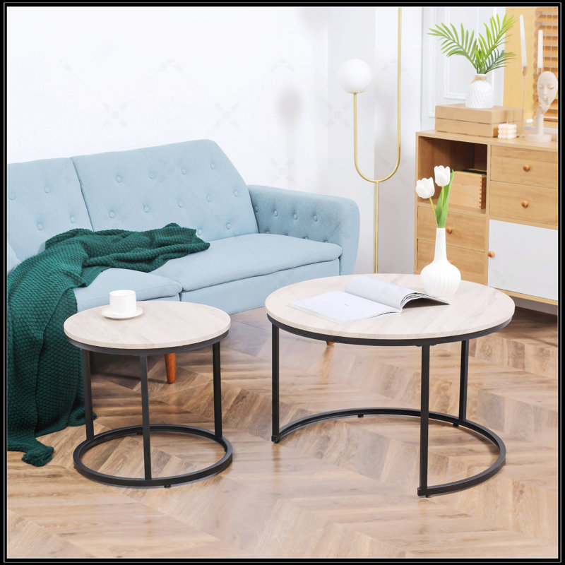 Round Nesting Tables Set Of 2