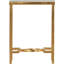 Oxendine Mirrored Glass Top End Table