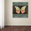 « papillons 2 », reproduction d’impression sur toile tendue-31330580