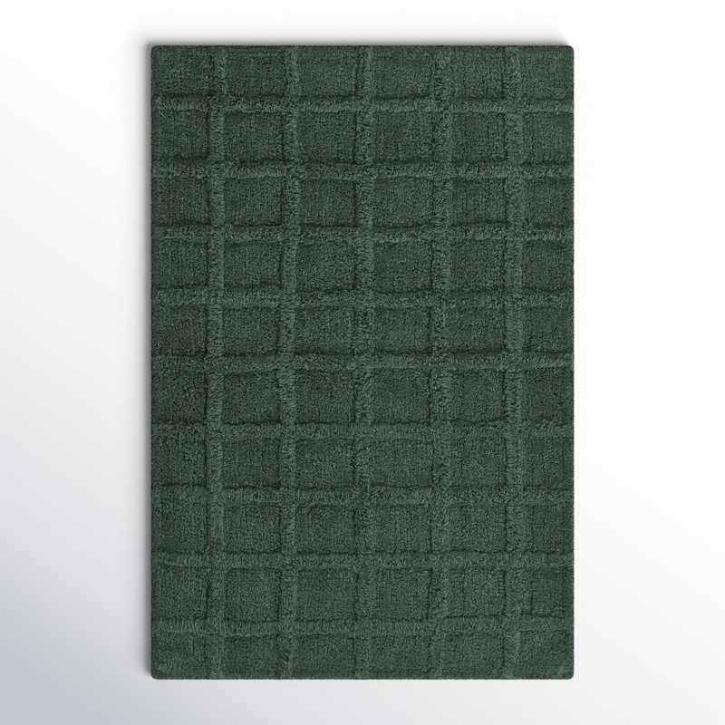 Carter Bath Rug, Emerald Green