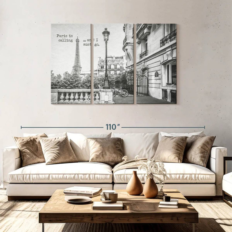 Rorry Paris Is Calling, 48" H x 74" W