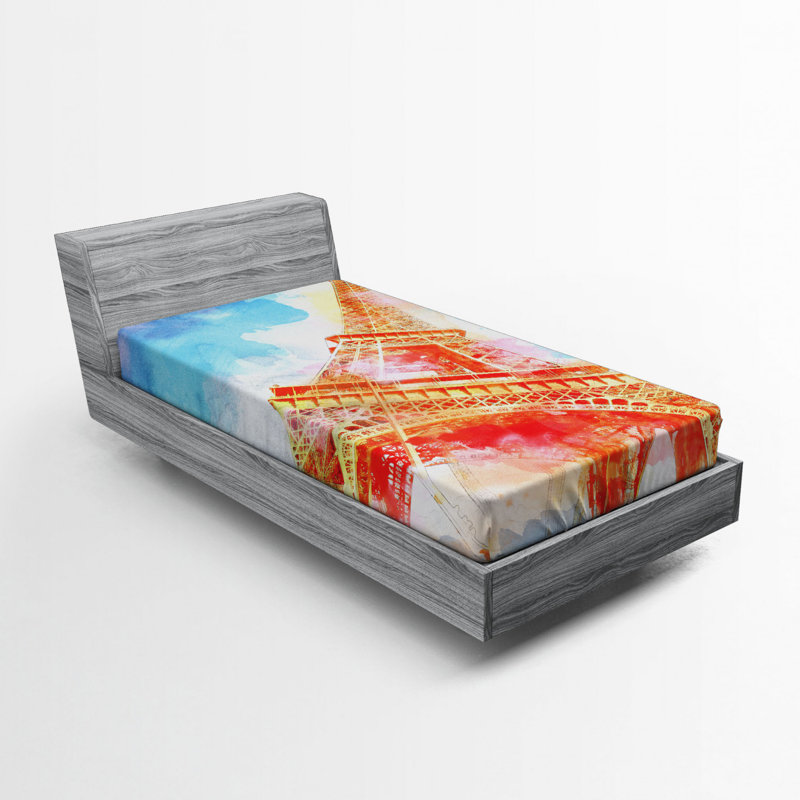 Drap-housse de tour eiffel, Simple
