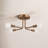 Nealey Glass Semi Flush Mount-2089682627