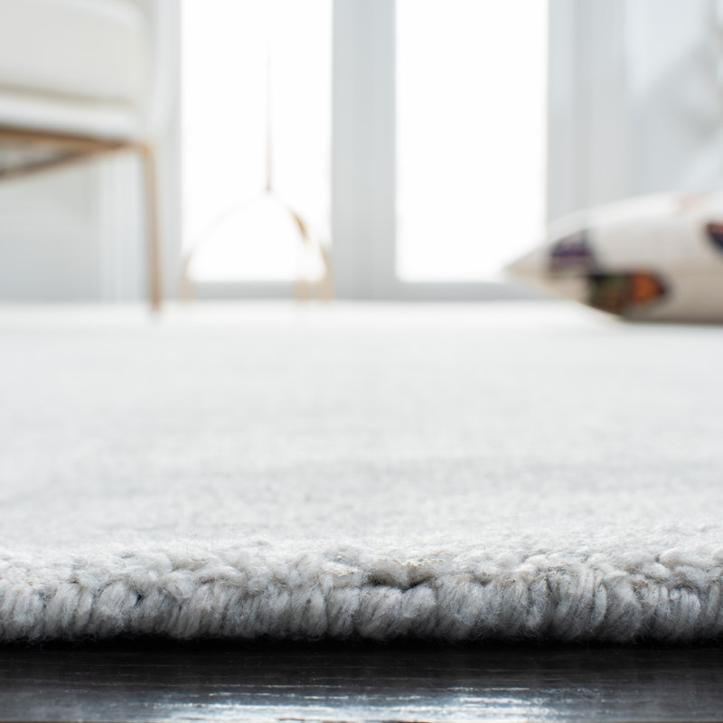 Tapis beige tissé à la main Messier, Tapis de couloir 2 pi 3 po x 8 pi
