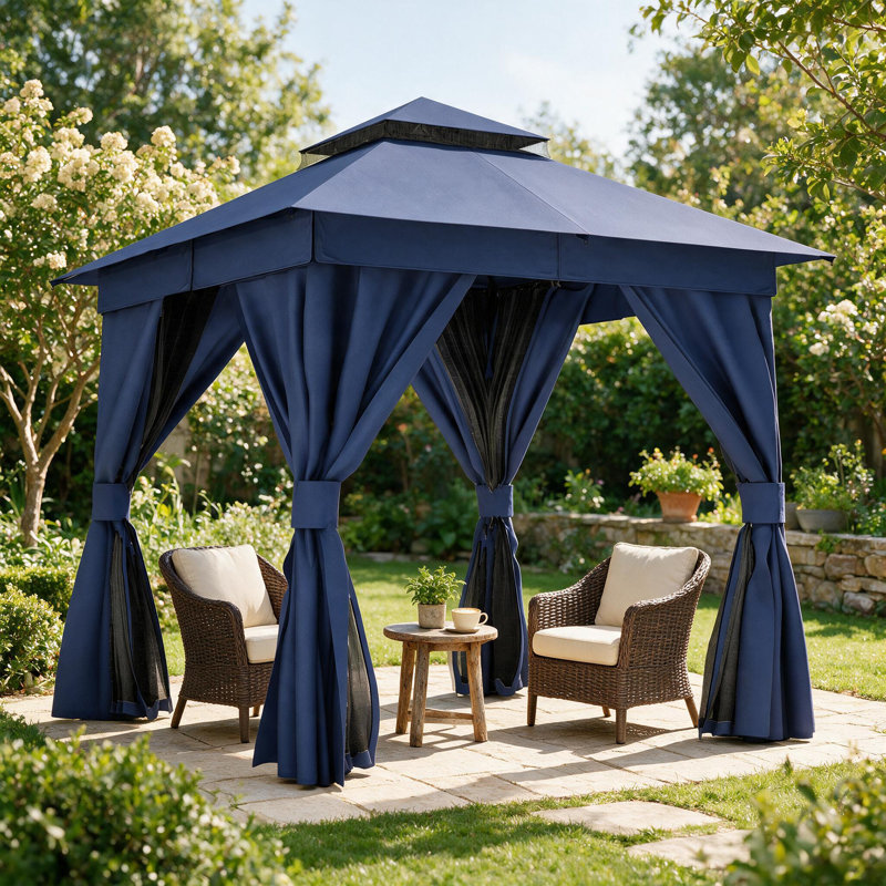 8 Ft. W x 8 Ft. D Steel Pop-up Gazebo