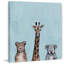 Furry Trio II - Wrapped Canvas Painting-34960299