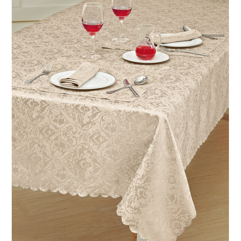 Dostie Tablecloth, 183cm W x 33cm L, Beige