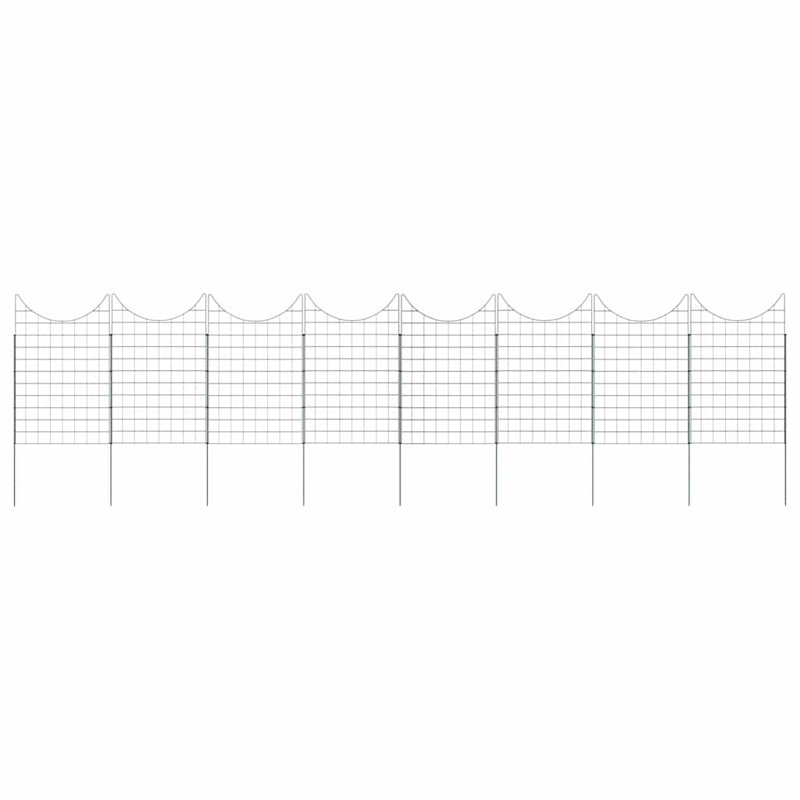 80cm H x 50cm W Steel Border Fencing Included