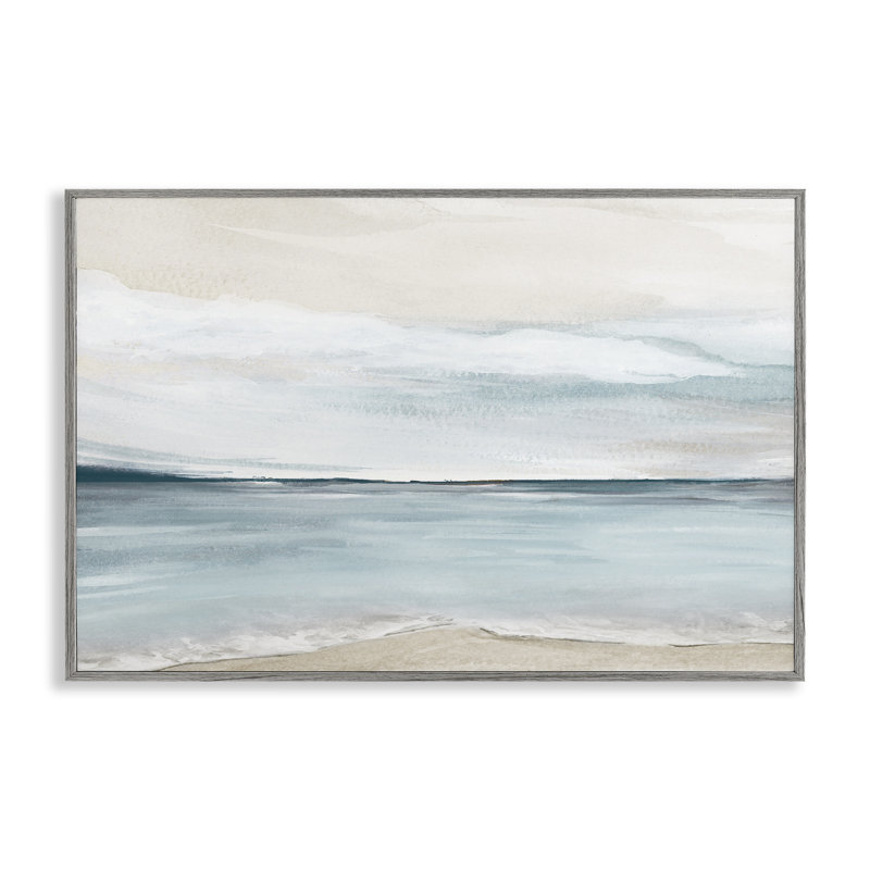 Art de la giclée encadrée par une aquarelle douce, conception par Kristen Brockmon, H 20 po x l 30 po