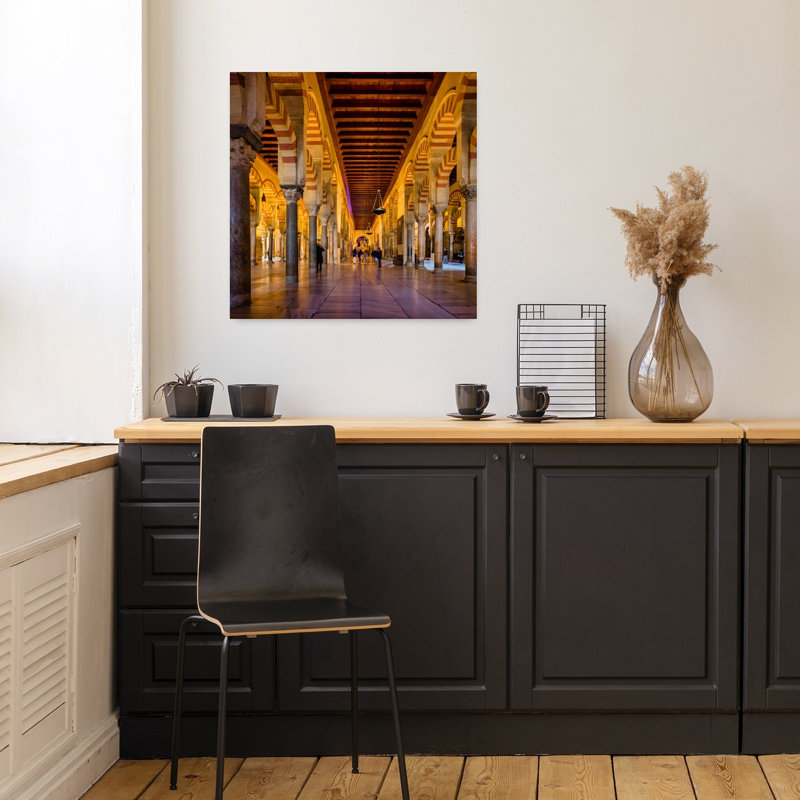 Interior of the Mosque. La Mezquita Cordoba Cordoba Province Andalusia southern Spain 1 Piece Wrapped Canvas Wall Art
