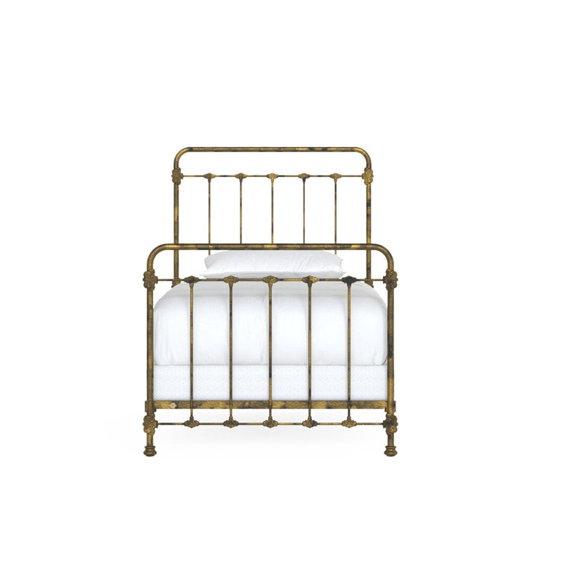 Lit en fer Picket Fence, Lit simple