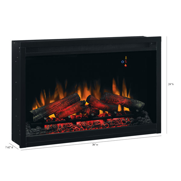 Helen 48 Classic Flame Wall Mount Electric Fireplace Winston