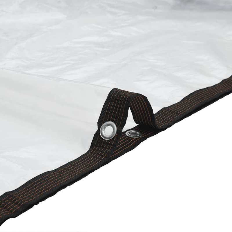 Bâche avec œillets Vidaxl en polyéthylène, L 157,2 po x P 472,8 po