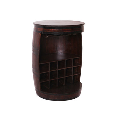 Rivero 67cm Solid Wood Wine Bar