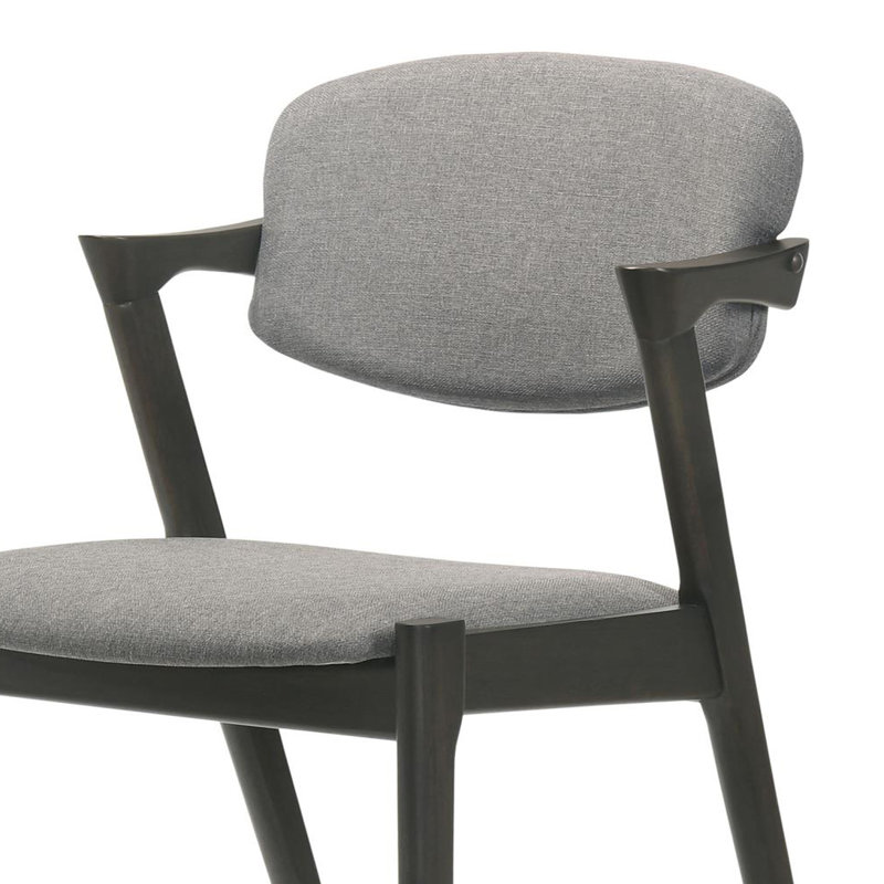 Rectangular Dining Set in Black and Gray, 5