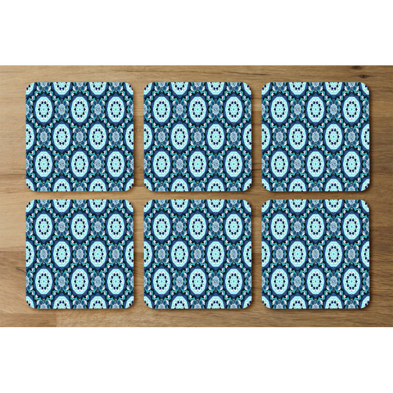 Square 6 Piece Coaster Set