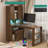 60'' L Shaped Executive Desk With Drawers And Power Outlets